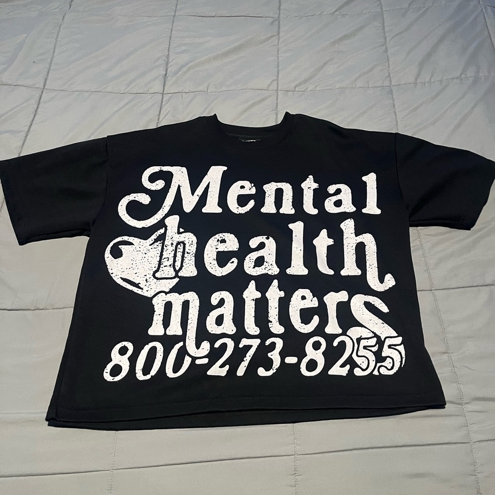 Kids Black Mental Health Matters T-Shirt